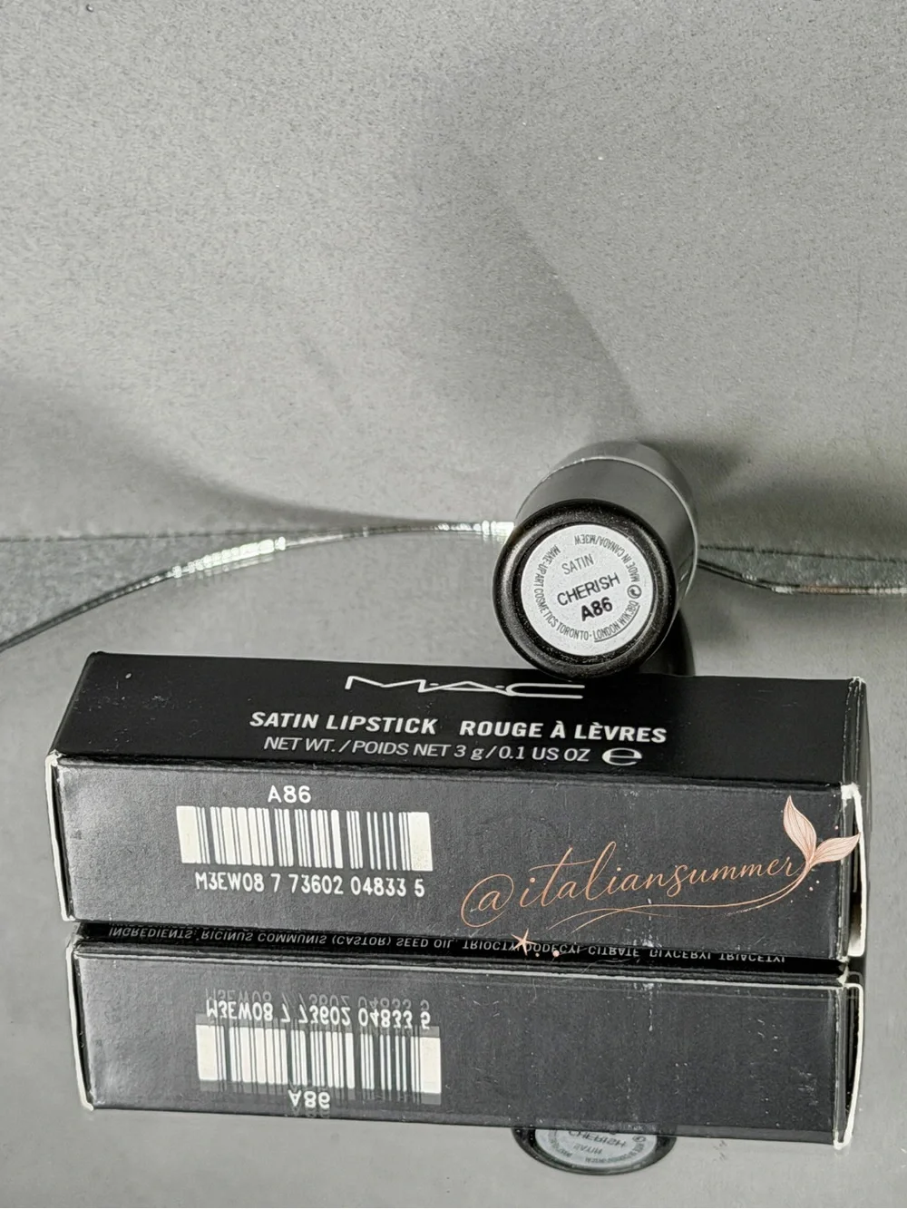 MAC Satin Lipstick CHERISH Discontinued Original Formula Full Size New In Box